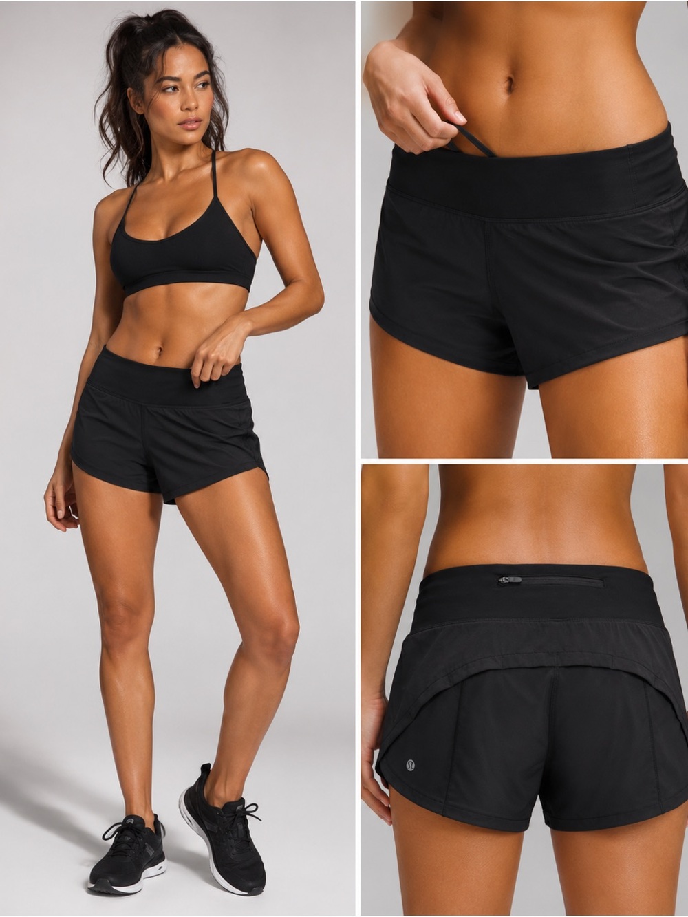 NWT Lululemon Speed Up Low-Rise Short 2.5” Lined Black Size 12 (L)